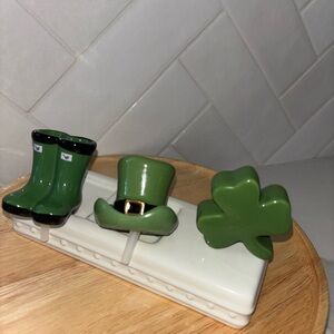 Nora Fleming Irish green St Patrick lucky leprechaun shamrock a28 a87 a227
